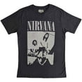 thumbnail image 1 of Nirvana Unisex T-Shirt: Sitting (Distressed), 1 of 2