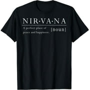 NOEOEWLK Nirvana White Ink Defintion T-Shirt