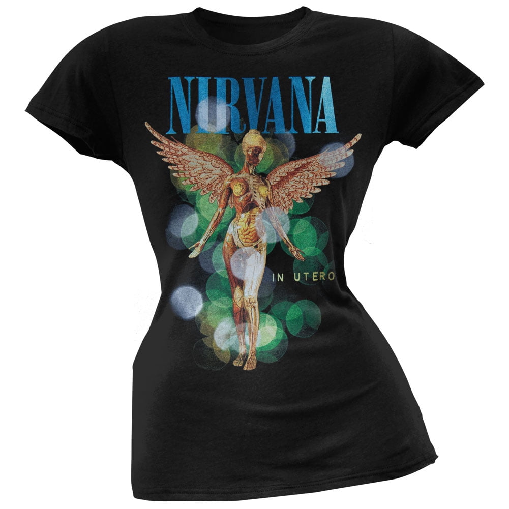 NIRVANA IN UTERO Tシャツ3枚セット Amazon.com: Grayce Nirvana™ in Utero Angel Splatter T-Shirt