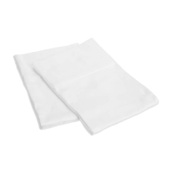 Nisaki Cotton Queen Pillow Cases White, 100% Long Staple Combed Cotton Soft Cooling Pillow Cover (White Pillow Cases)
