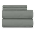 thumbnail image 1 of Nisaki Cotton Twin XL Sheets Set Dark Grey, 100% Long Staple Combed Cotton Sheets with 15 inch Deep Pocket (Dark Grey Bed Sheets Twin XL), 1 of 4