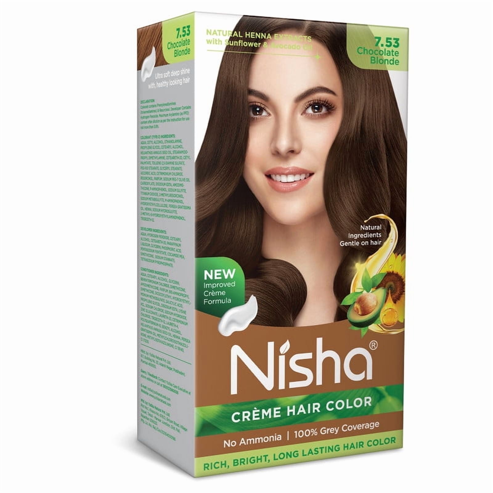 Nisha Creme Hair Color | Permanent Long Lasting Blonde Hair Dye Color ...