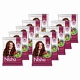 thumbnail image 1 of Nisha Pack Of 10 Permanent Natural Brown Henna Hair Dye, 100% Grey Coverage, Red Brown, 0.53 oz Each Pack, 1 of 9