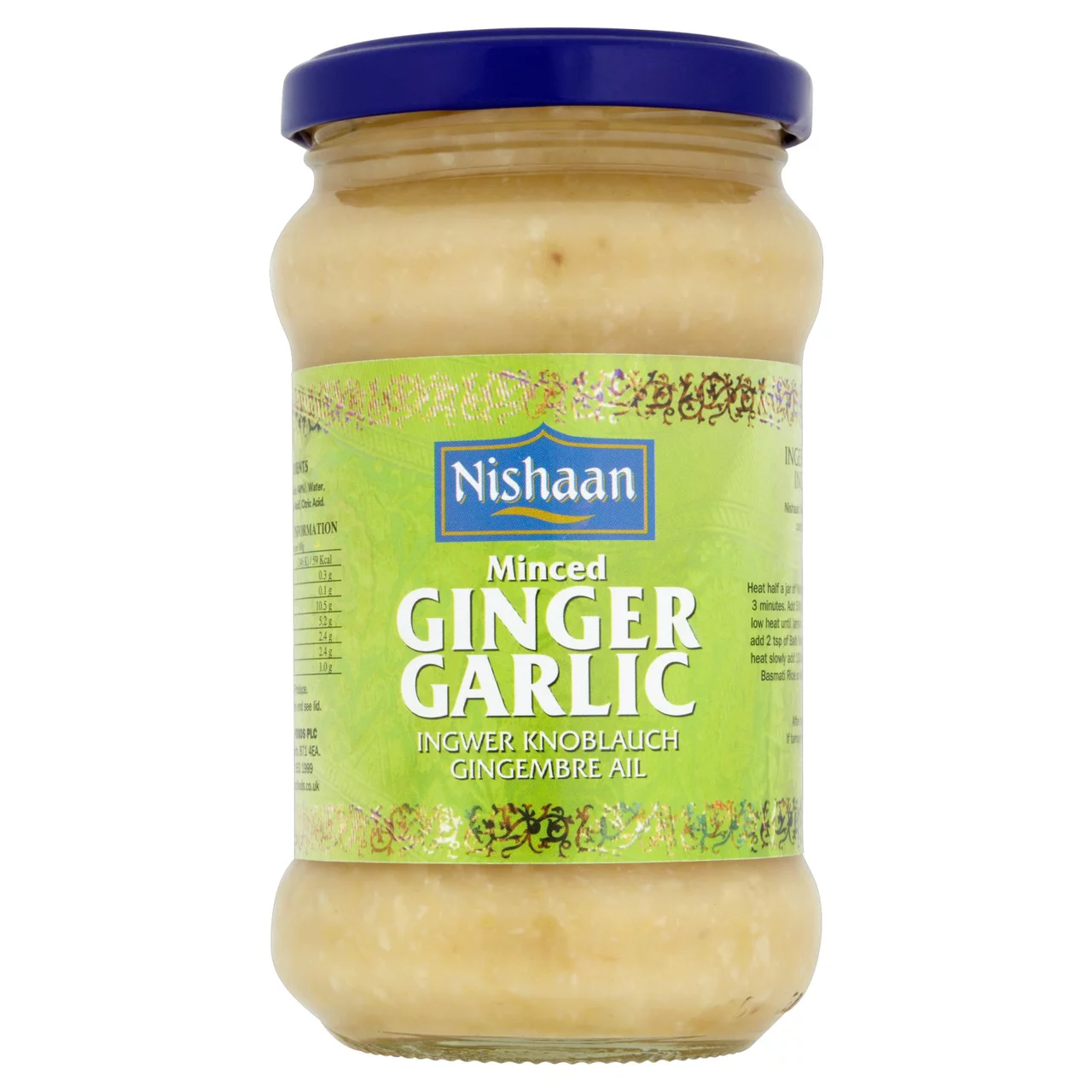 Nishaan Ginger & Garlic Minced - 283g
