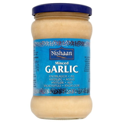 Nishaan Minced Garlic 283g, British Import (Pack of 3)