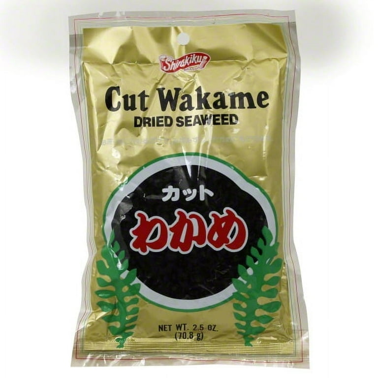 Nishimoto Shirakiku Asian Food Dried Seaweed Cut Wakame, 2.5 oz