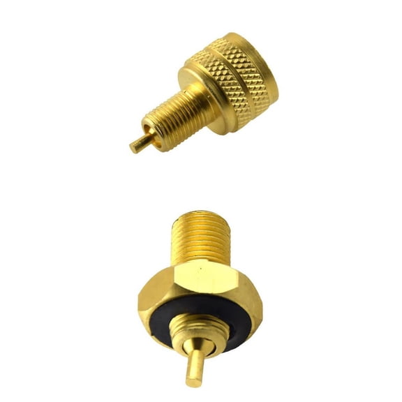 Nishiyuenyi 2 Pieces High Performance Tire Bore Valve Reducer Adapter Connector (External +