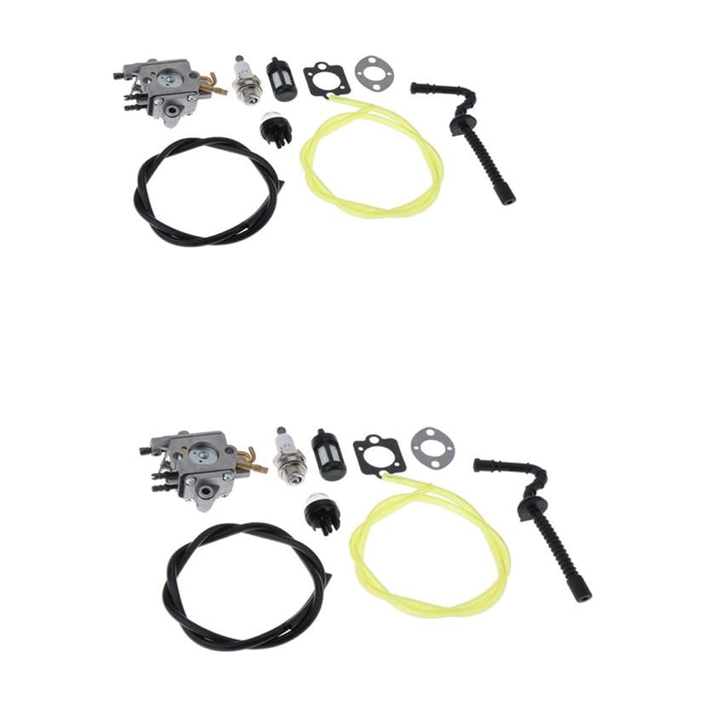 Nishiyuenyi 2 Set Mower Parts Carburetor Kit For MS192 MS192T Replaces