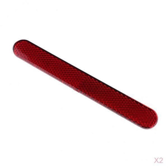 Nishiyuenyi 2 x Rear Red Rectangle Reflector for Harley XL883 XL1200 48 2004 - 2018