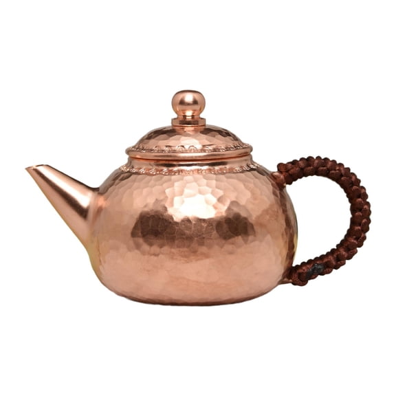 Nishiyuenyi 200ml Brass Tea Kettle Multipurpose Comfortable Grip Handcrafted Kung Fu Tea Set B