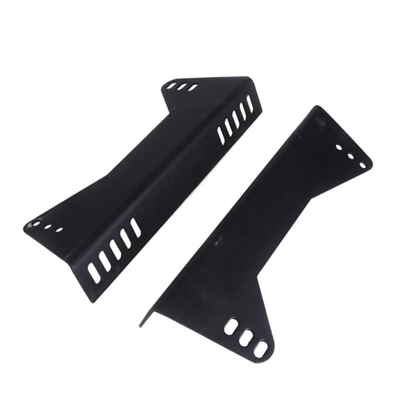 Nishiyuenyi 2Pcs Generic Racing Bucket Seat Mounting Brackets Bucket Race Seats Side Mount L