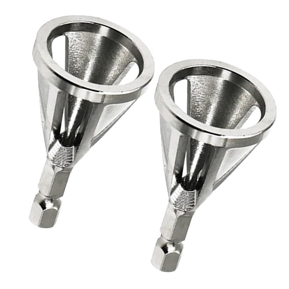Nishiyuenyi 2pcs Metal Deburring External Chamfer Tool Stainless Steel Remove Burr Drill Bit