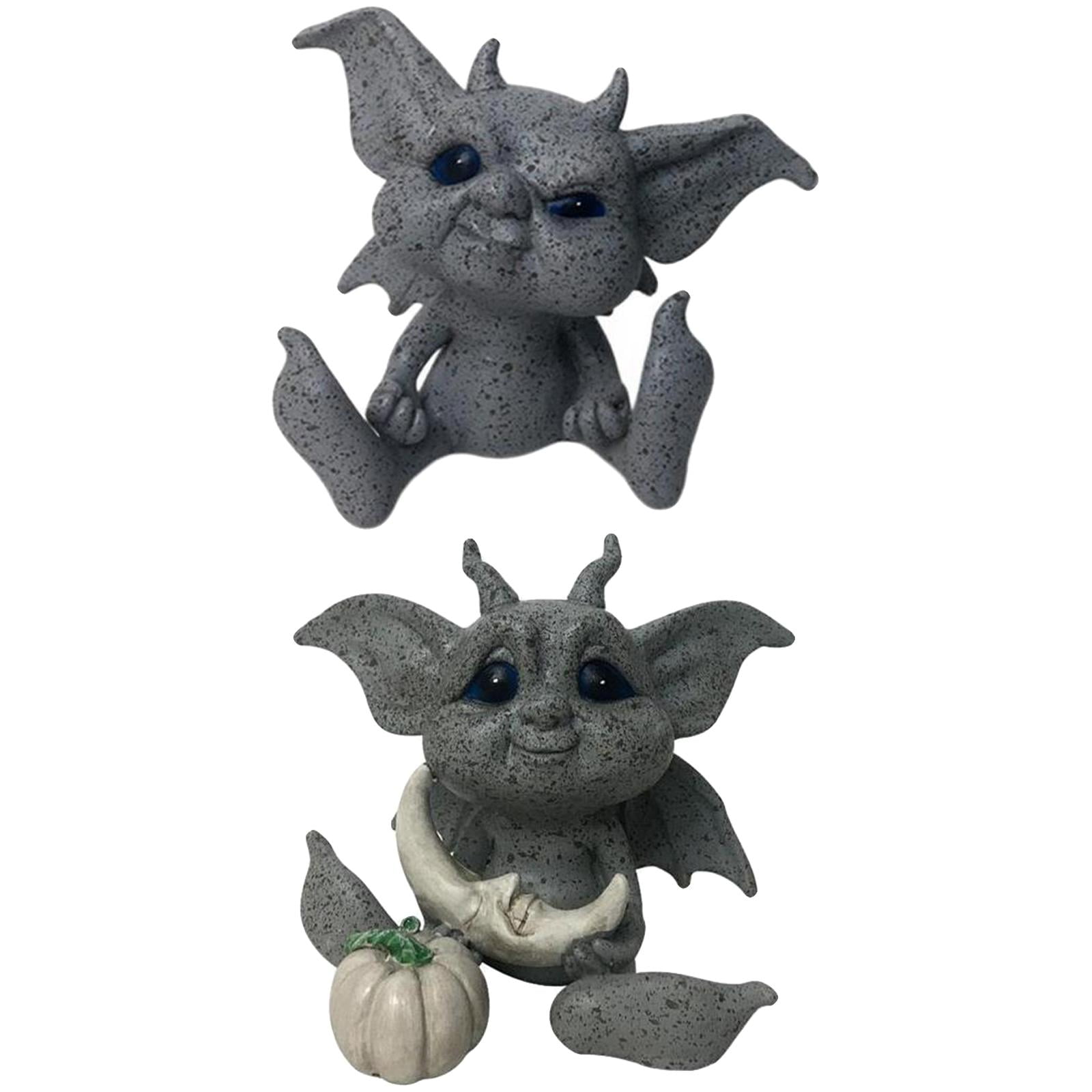 Nishiyuenyi 2x Garden Statue Sculpture Patio Flowerbed Outdoor and hotel deocration crafts