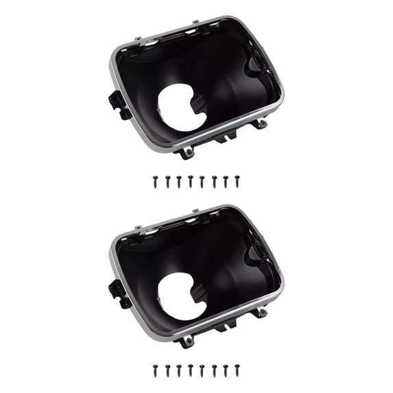 Nishiyuenyi 2x Headlight Bucket Kit Accessory 5966249 Replacement Portable Premium Practical