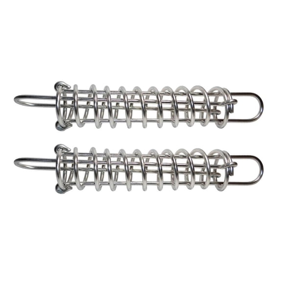 Nishiyuenyi 2x Rust Proof Stainless Steel Shock Absorbing Dock Line Mooring Springs for