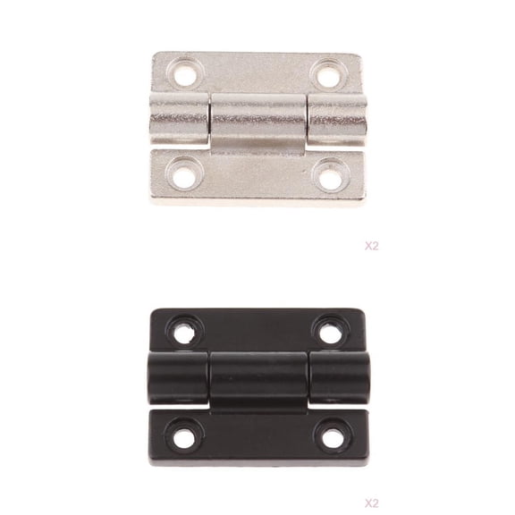 Nishiyuenyi 4-Pack 45mmx34mm 4 Countersunk Holes Adjustable Torque Position Control Hinges