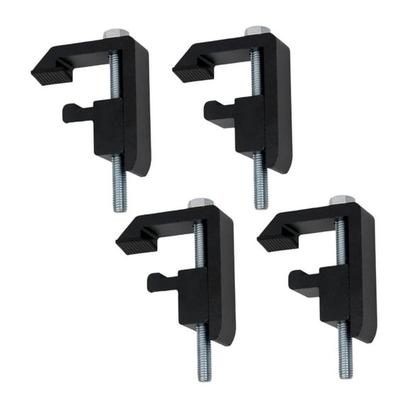 Nishiyuenyi 4 Pieces Track System Mounting Clamp Practical Easily Install Sturdy Rail System