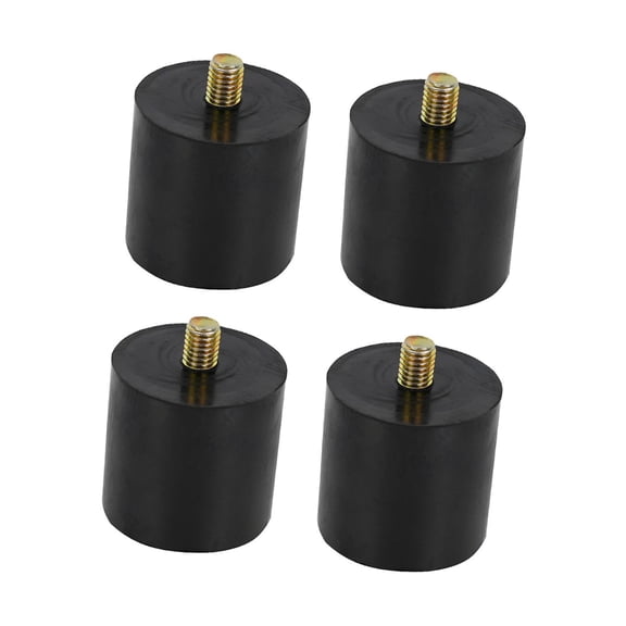 Nishiyuenyi 4 Rubber Dampers, M8 Vibration Isolators, Anti-Vibration Mounts for Instruments, 4cmx4cm
