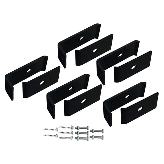 Nishiyuenyi 5 Set Fence Grid Clips Mesh Mat Mounting Set Easy to Install Wire Mesh Fasteners