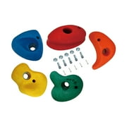 Nishiyuenyi 5Pcs Rock Wall Climbing Kits DIY Climbing Grip Kits Climbing Rocks Rock Climbing Small