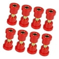 thumbnail image 1 of Nishiyuenyi 8 Pieces Front & Rear Leaf Spring Bushing Kit Sturdy Leaf Spring Bushing Set Red, 1 of 9