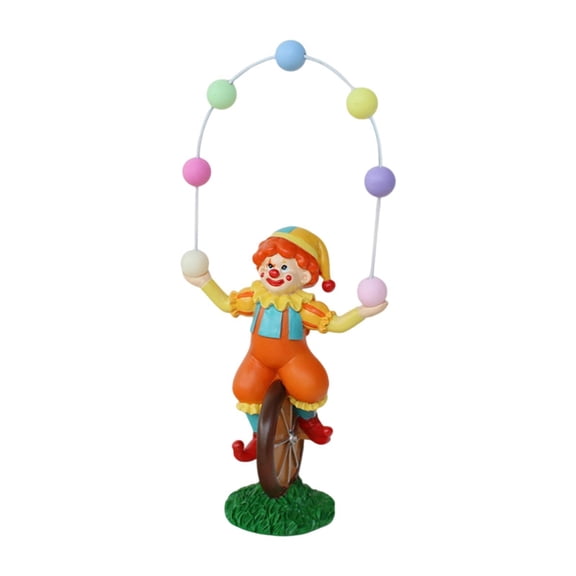 Nishiyuenyi Acrobat Clown Figure Figure Sculpture Blumenpot Decor Desktop Orament for Inside