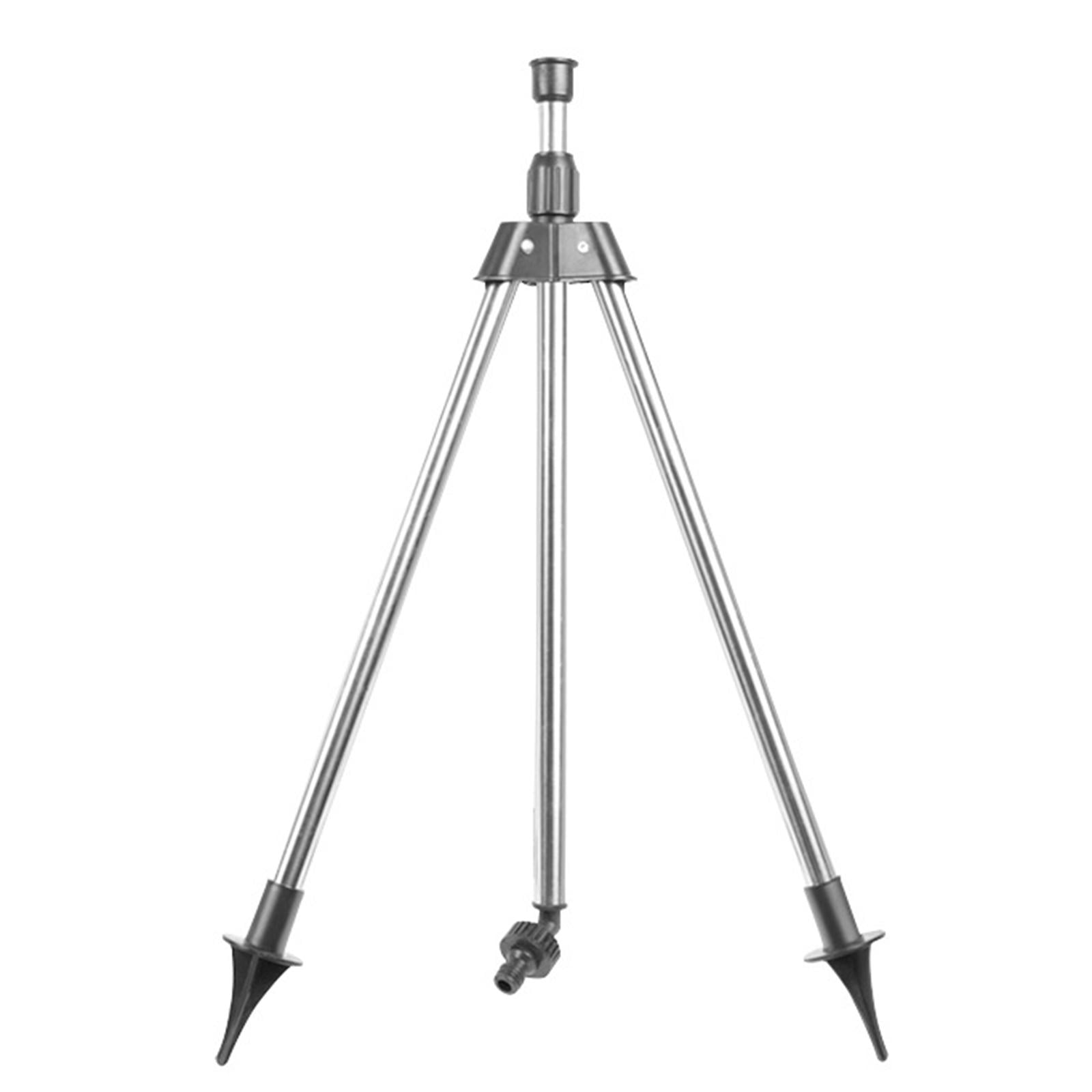 Nishiyuenyi Adjustable Impact Traveling Sprinkler Tripod Base Stainless Steel for Yard Plant