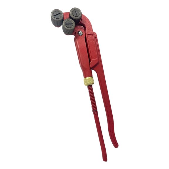 Nishiyuenyi Adjustable Triangular Roller Thread Plier Plumbing Tool Efficient Sturdy Precision Professional Tube Threaded Roughing Pliers