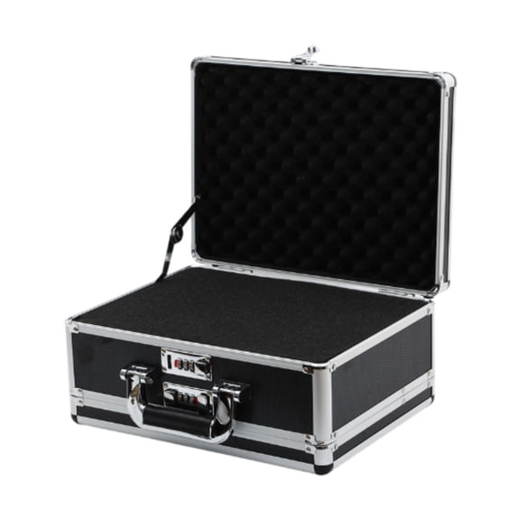 Nishiyuenyi Aluminum Alloy Case Business Case with Password Lock Lockable with Sponge Lining