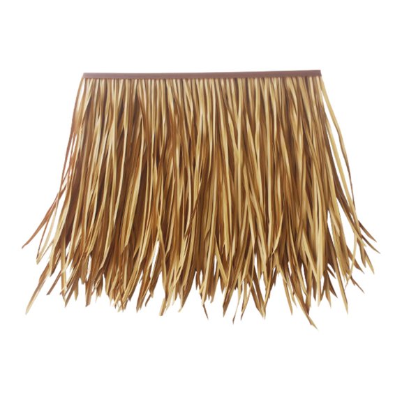 Nishiyuenyi Artificial Palm Thatch Multipurpose Accessory Easy Install Simulation Straw Roof