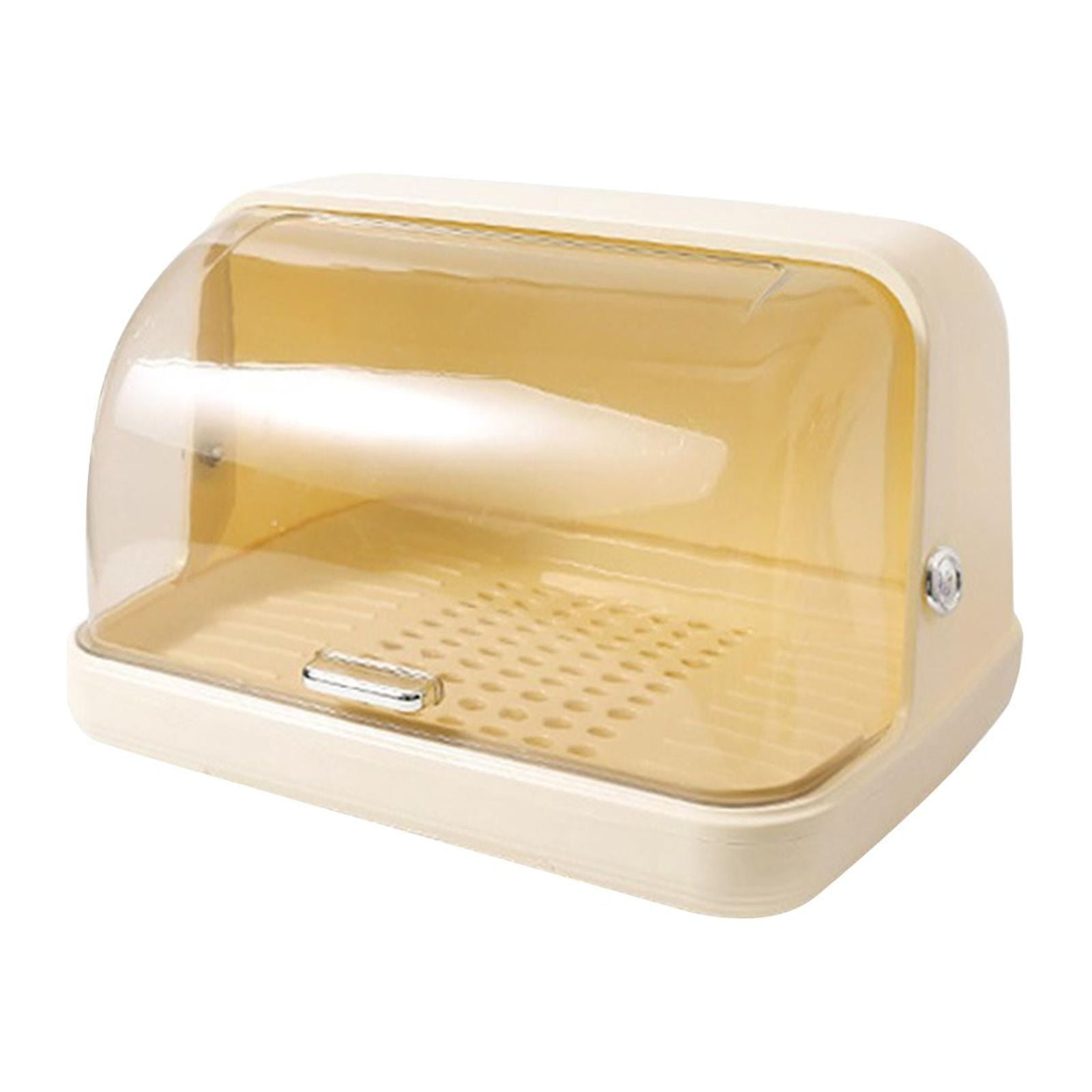 Nishiyuenyi Baby Bottle Drying Rack Bowl Drying Rack Dustproof with Draining Board Dustproof Creamy yellow