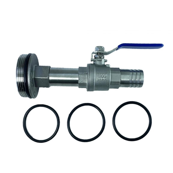 Nishiyuenyi Ball Valve Garden Drum Equipment Barrel Spigot Drum Faucet 2" Thread for Outdoor