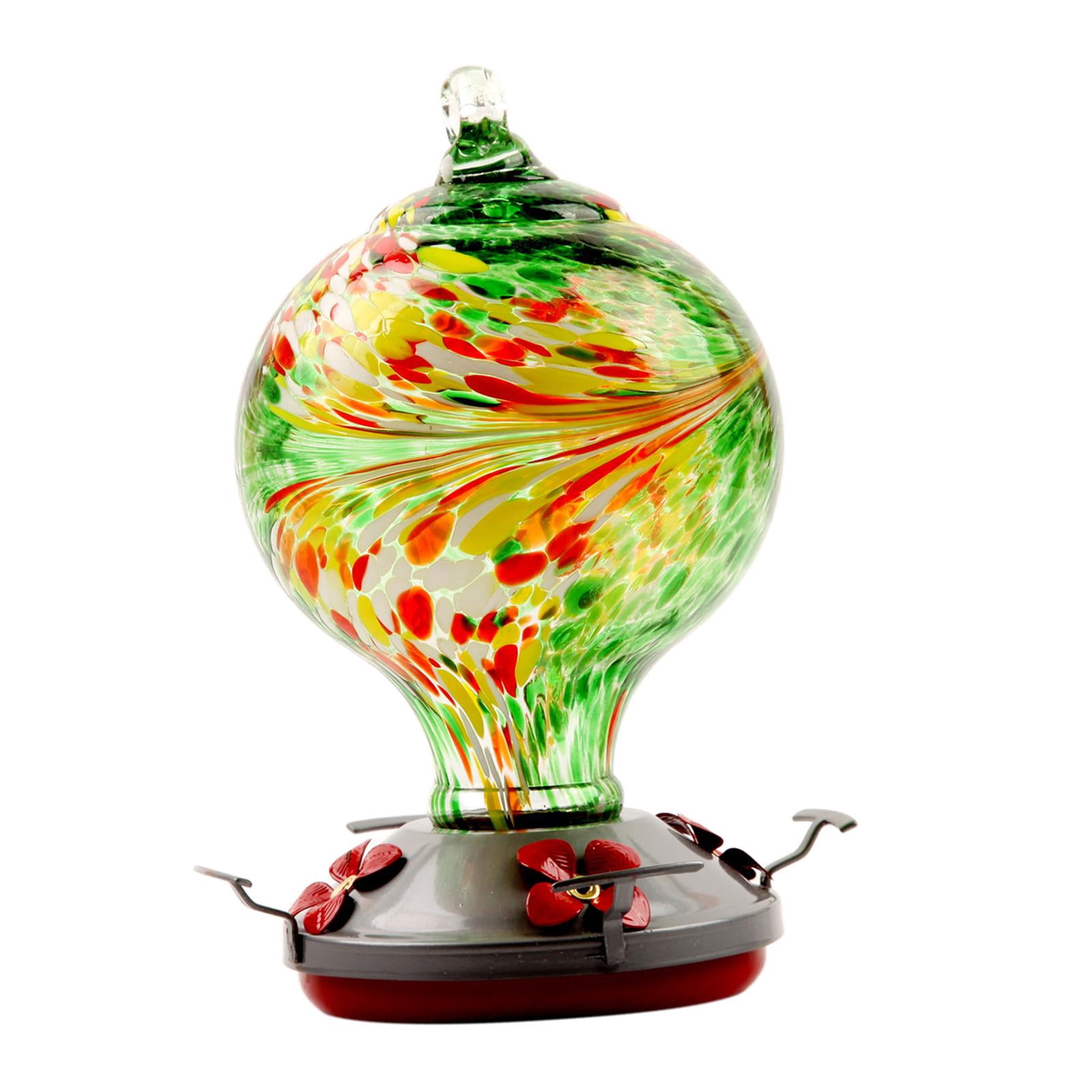 Nishiyuenyi Bird Water Feeder Bottle Hanging Hummingbird Feeder Garden Outdoor Hook Pet Bird Green