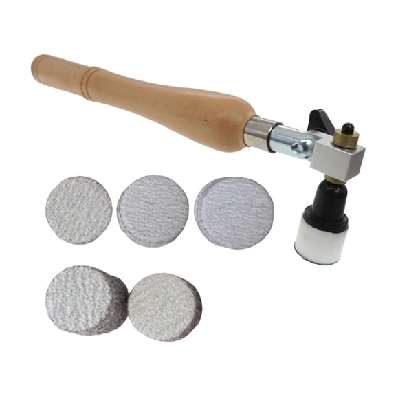 Nishiyuenyi Bowl Sander Kit Surface Polishing with Dual Bearing Head Woodworking Loop Sander 1inch