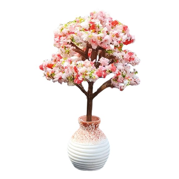 Nishiyuenyi Car Dashboard Ornament Artificial Bonsai Tree Housewarming Gift Artificial Tree Style D