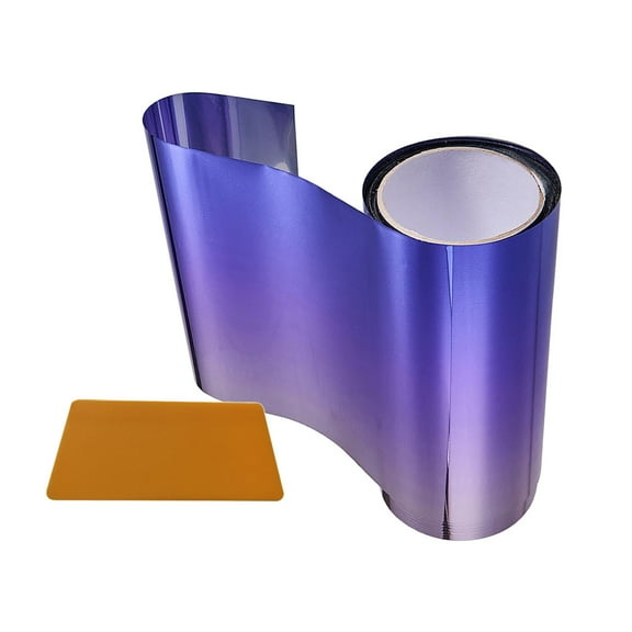 Nishiyuenyi Car Sun Visor Strip Tint Film 20cmx150cm, Front Windshield Protect Shade Sticker Blue