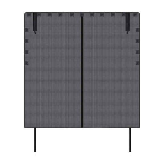 Nishiyuenyi Car Tailgate Mesh Screen Trunk Net Double Zipper Tailgate Essentials Mesh Net Ventilation for Outdoor Road Trips SUV Van