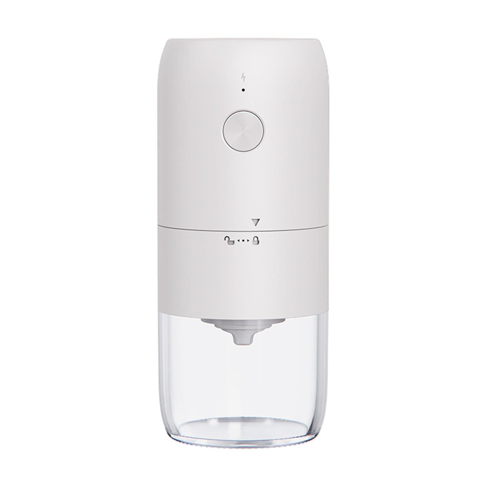 Nishiyuenyi Ceramic Grinding Beans Grinder Rechargeable Portable Electric Coffee Grinder for White