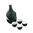 thumbnail image 1 of Nishiyuenyi Ceramic Sake Set with Warmer Bowl Japanese Sake Set for Spirits Entertaining Green, 1 of 9