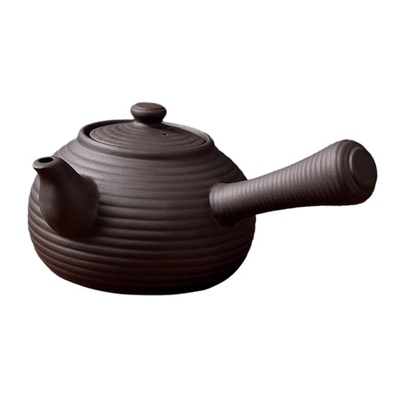 Nishiyuenyi Ceramic Teapot Blooming and Loose Tea Leaf Kettle Durable Porcelain Tea Pot Milk Black 500ml