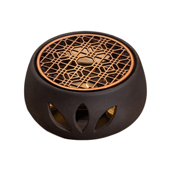 Nishiyuenyi Ceramic Teapot Warmer, Tea Warmer, Heating Base Teapot, Ceramic Teapot Heating Base, Tea Kettles, and Holder , Metal Warmer Plate D