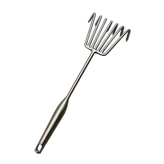 Nishiyuenyi Claw Rake Garden Rake Multipurpose Firm Grip Stainless Steel Handheld Small Soil L