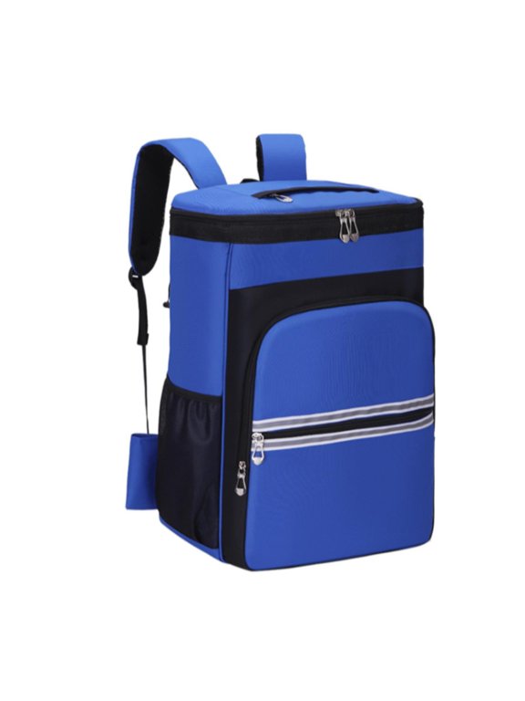 Cleaning Storage Backpack Cleaning Supplies Bag Water Resistant Reflective Strap Blue