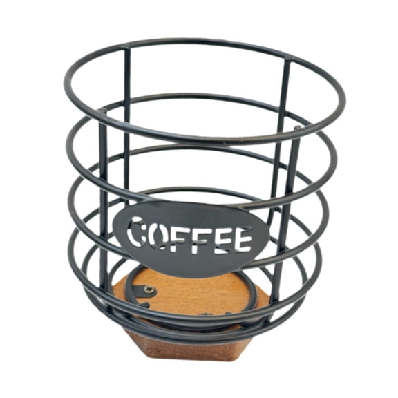 Nishiyuenyi Coffee Pod Storage Basket Coffee Capsule Storage Basket Container Large Capacity Black Small