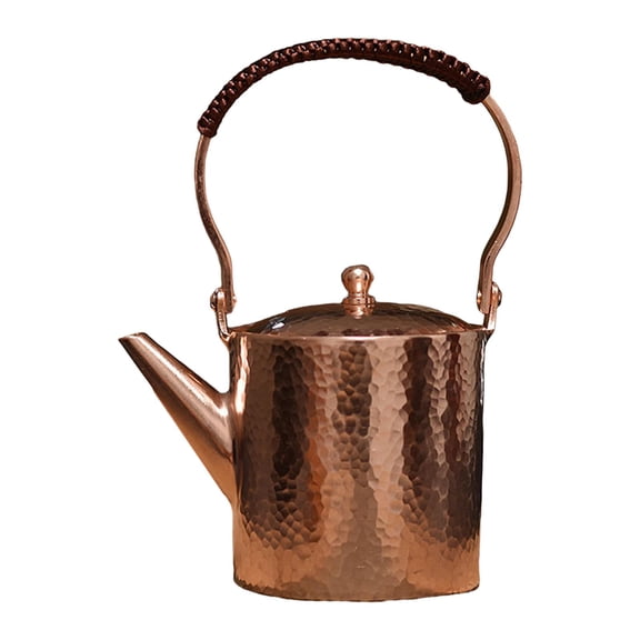 Nishiyuenyi Copper Teapot Coffee Pot 20.2oz Anti Scalding Handle Tea Infuser Kung Fu Tea Pot Style B