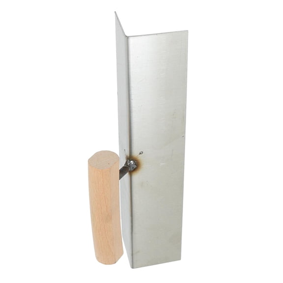 Nishiyuenyi Corner Trowel Bricklaying Finishing Tool Sturdy Wooden Handle Multipurpose 11.81inch Plastering Trowel for Flooring Finishing For Outer Corner