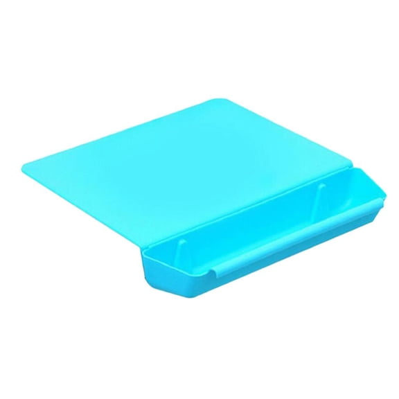 Nishiyuenyi Cutting Chopping Board with Trough Storage Case Detachable Non-Slip Blue