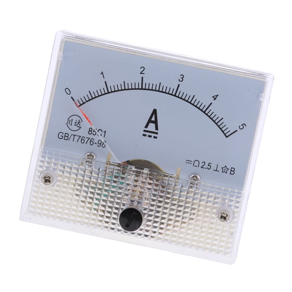 Nishiyuenyi DC Analog Ammeter Panel AMP Current Meter Meter 64x56x52mm High Precision Many 0-5A