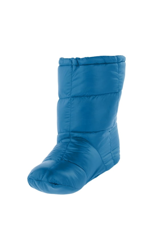 Down Slippers Booties Footwear Anti-skid Cozy Boots Lightweight with Storage Bag blue M
