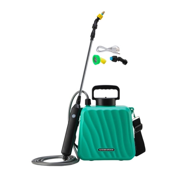 Nishiyuenyi Electric Backpack Sprayer Lightweight with Shoulder Strap High Pressure with 3 Blue